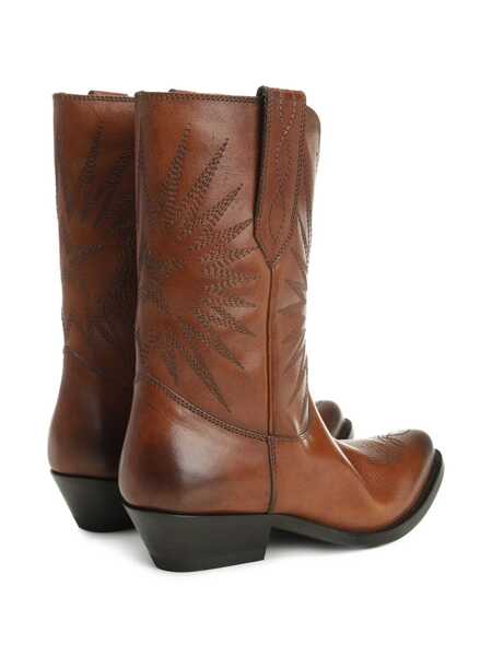 Bocanci Golden Goose Golden Goose Tan Leather Boots BROWN Barbati (BM 18656472) 3