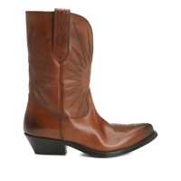 Bocanci Golden Goose Tan Leather Boots Barbati