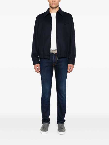Blugi Jacob Cohen Jacob Cohen Dark Blue Straight-Leg Jeans BLUE Barbati (BM 18656859) 2