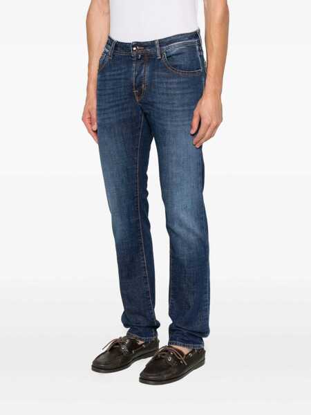 Blugi Jacob Cohen Jacob Cohen Dark Blue Nick Jeans BLUE Barbati (BM 18656886) 3