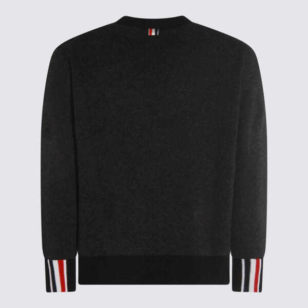 Pulovere Thom Browne Thom Browne Sweaters GREY Barbati (BM 18657300) 3