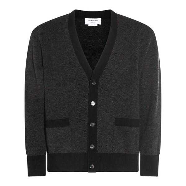 Pulovere Thom Browne Thom Browne Sweaters GREY Barbati (BM 18657300) 5