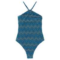 Costume de baie Missoni Zig Zag Lamé One-Piece Swimsuit Femei