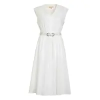 Rochii Michael Kors Belted Cotton Dress Femei