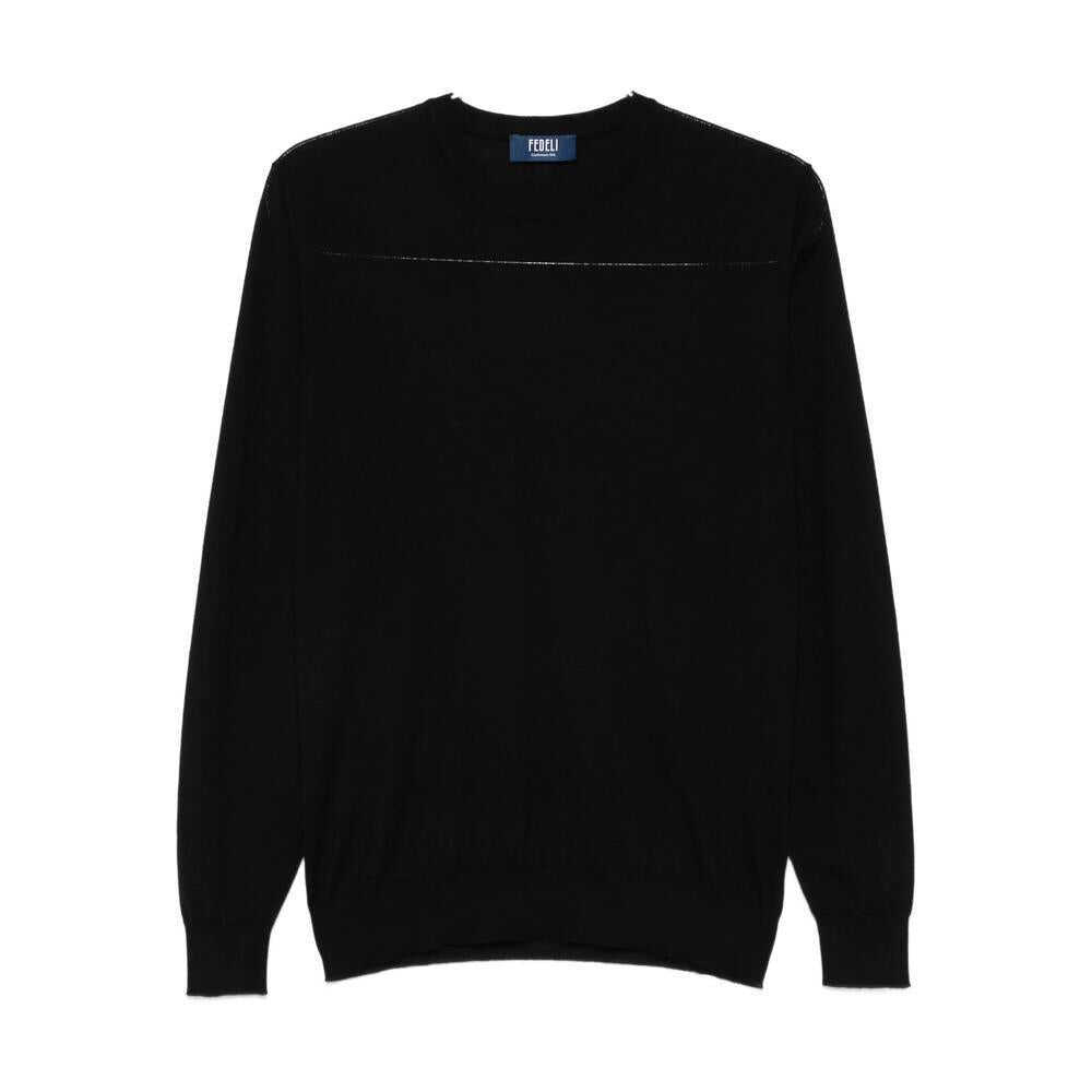 Topuri Fedeli Fedeli T-Shirts & Vests Black Barbati (BM 18657447) 1