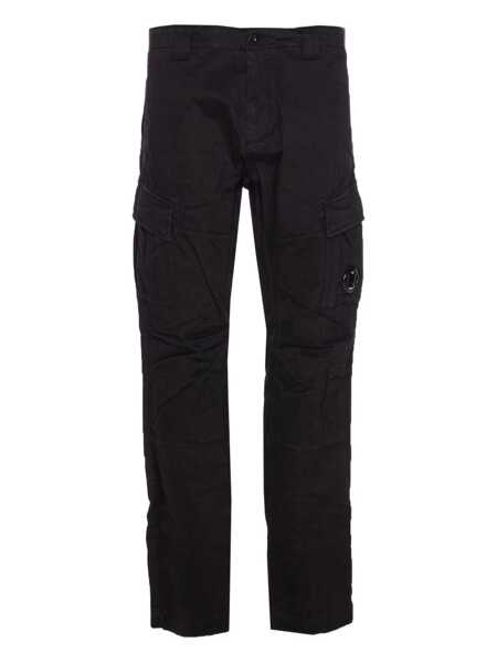 Pantaloni C.P. Company C.P. Company Black Cotton Pants Black Barbati (BM 18657705) 1