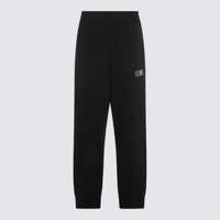 Pantaloni casual MM6 Maison Margiela Black Cotton Pants Femei