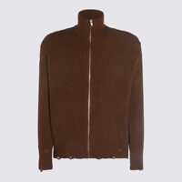 Pulovere MM6 Maison Margiela Brown Knitwear Barbati