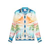 Camasi Casablanca Multicolor Silk Shirt Barbati