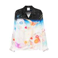 Camasi Casablanca Multicolor Silk Shirt Barbati