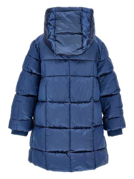 Jachete Monnalisa HOODED PUFFER JACKET Blue Fete (BM 18658746) 2