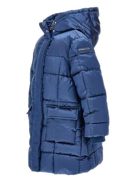 Jachete Monnalisa HOODED PUFFER JACKET Blue Fete (BM 18658746) 3