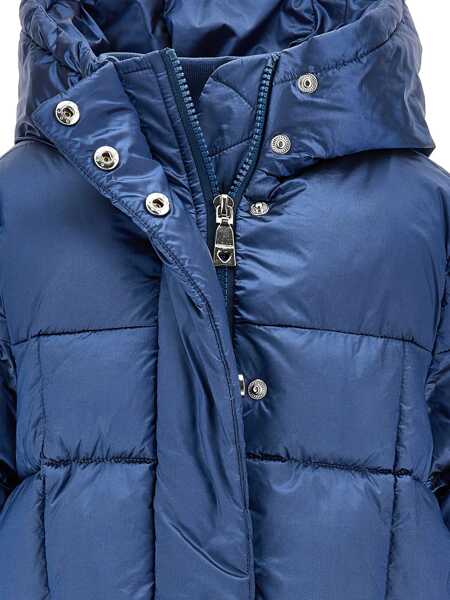 Jachete Monnalisa HOODED PUFFER JACKET Blue Fete (BM 18658746) 4