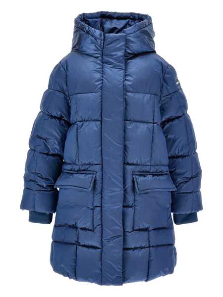 Jachete Monnalisa HOODED PUFFER JACKET Blue Fete (BM 18658746) 1