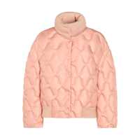 Geci de iarna Fabiana Filippi WAVE QUILTED DOWN JACKET WITH KNIT DETAIL