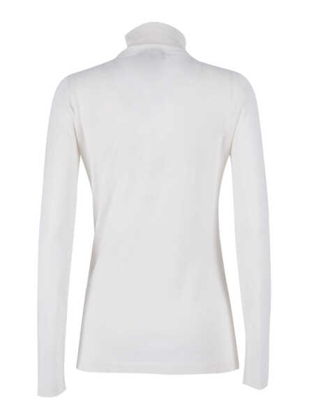 Pulovere Fabiana Filippi CASHMERE SILK TURTLE NECK SWEATER White Femei (BM 18658872) 2