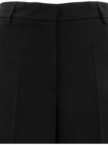 Pantaloni casual Semper Wide-leg pants Black Femei (BM 18658935) 3