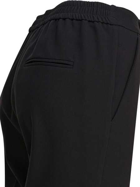Pantaloni casual Semper Pants with elasticized waist Black Femei (BM 18658953) 2