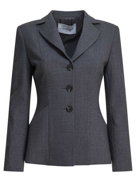 Sacouri Semper Single-breasted blazer Grey Femei (BM 18658974) 1