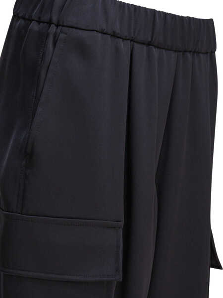 Pantaloni casual Semper Cargo pants Blue Femei (BM 18658977) 4