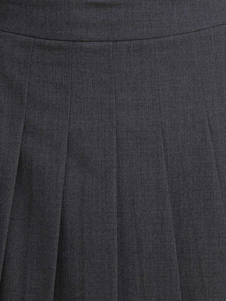 Fuste casual Semper Pleated miniskirt Grey Femei (BM 18658995) 3