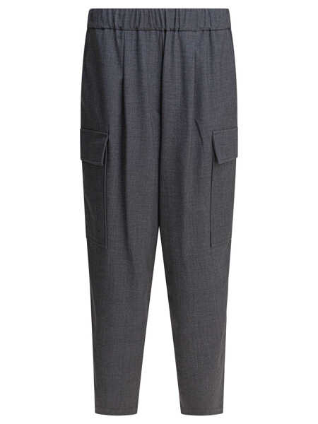 Pantaloni casual Semper Cargo pants Grey Femei (BM 18659022) 1