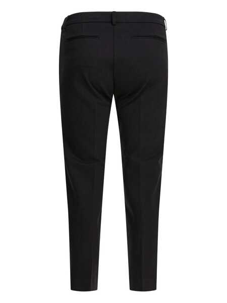 Pantaloni casual Semper Viscose pants Black Femei (BM 18659040) 2