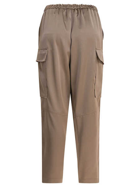 Pantaloni casual Semper Cargo pants Beige Femei (BM 18659043) 2