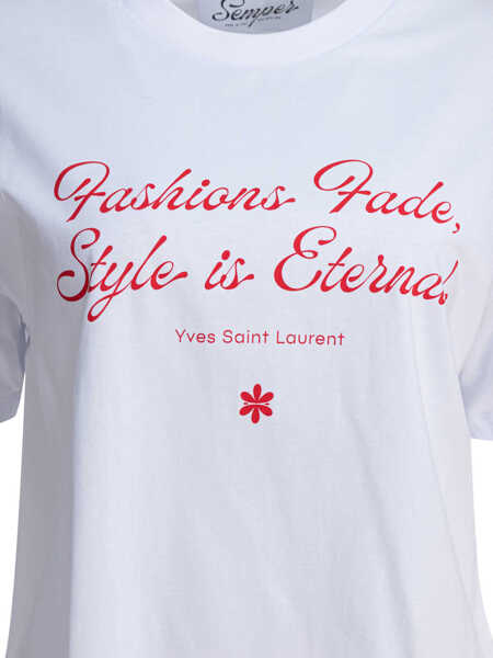 Tricouri Semper T-shirts White Femei (BM 18659190) 3