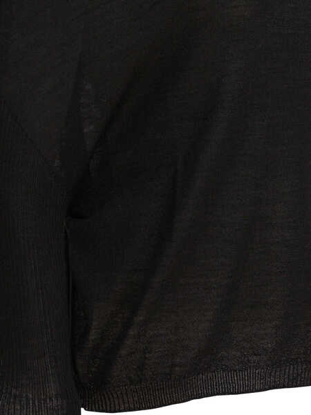Pulovere Rick Owens Crater Knit Sweater Black Femei (BM 18659247) 4