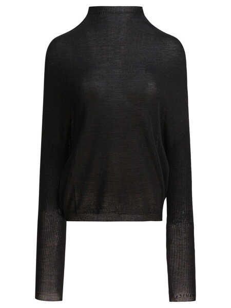 Pulovere Rick Owens Crater Knit Sweater Black Femei (BM 18659247) 1