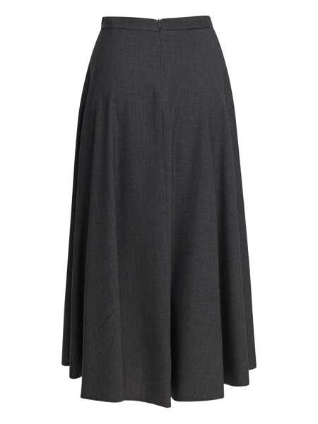 Fuste casual Semper Flared skirt Grey Femei (BM 18659307) 2