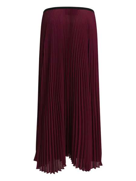 Fuste casual Semper Pleated skirt Bordeaux Femei (BM 18659313) 1