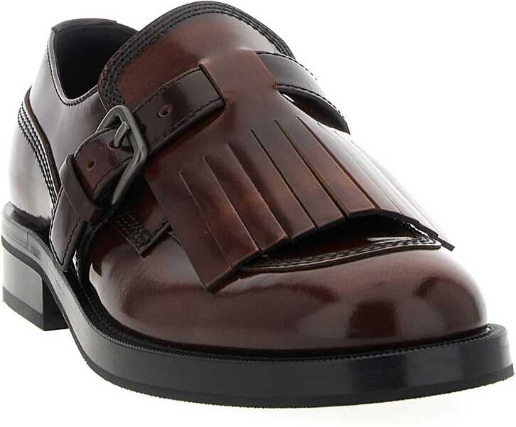 Sandale Churchs Lace Up Shoes with fringes TABAC Femei (BM 18659326) 2