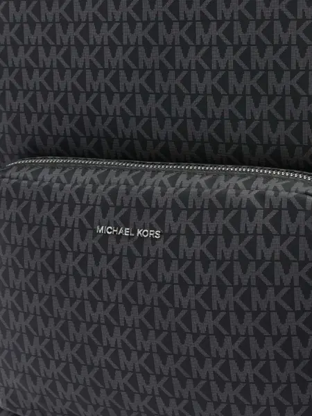 Rucsacuri Michael Kors Large Logo Print Backpack BLACK Femei (BM 18659335) 4