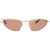 Alexander McQueen Cat-eye Sunglasses GOLD/BROWN