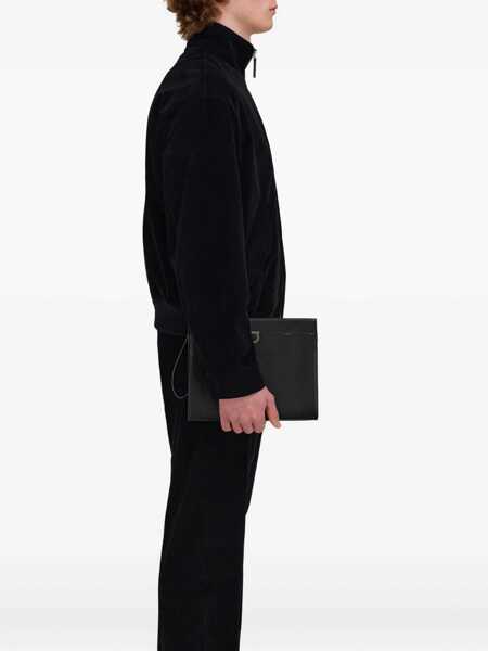 Genti de mana Ferragamo Gancini Pouch NERO Barbati (BM 18659416) 2