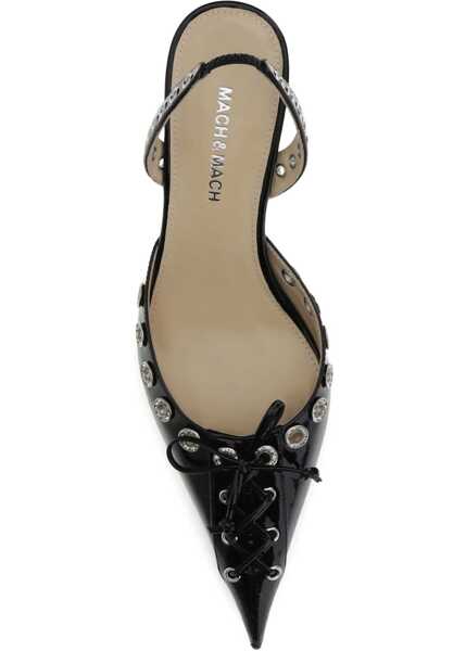 Pantofi cu toc MACH & MACH Studded Pumps BLACK Femei (BM 18659512) 3