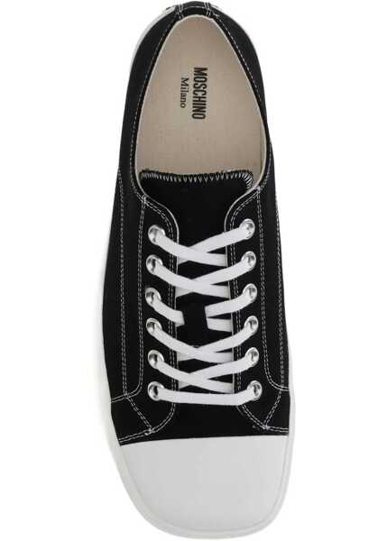 Sneakers Moschino Canvas Sneakers NERO Femei (BM 18659518) 3