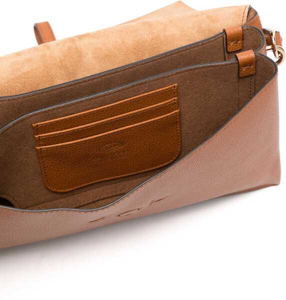 Genti de umar TODS Flap Bag T Timeless BROWN Femei (BM 18659578) 5