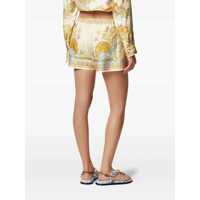 Imbracaminte Dama pagina 256 - Pantaloni casual Versace Versace Barocco Shorts MULTICOLOR Femei (BM 18660036) - B-mall.ro