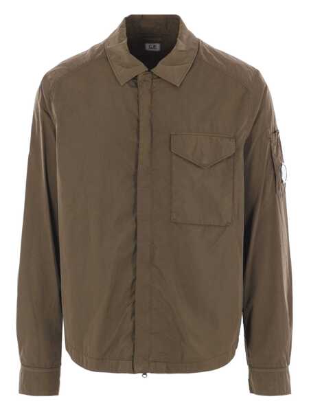Camasi C.P. Company C.P. Company Nylon Overshirt GREEN Barbati (BM 18660750) 1
