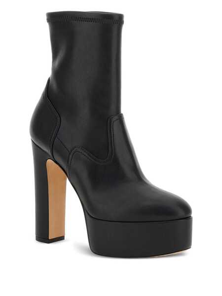 Bocanci Casadei Patty Black Ankle Boots With High Heel And Platform In Leather Woman Black Femei (BM 18660828) 2