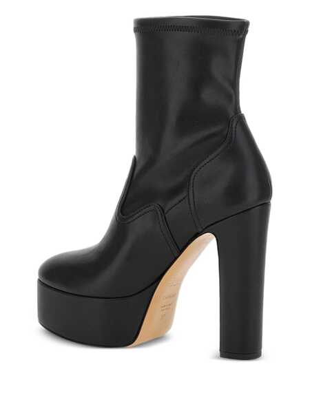 Bocanci Casadei Patty Black Ankle Boots With High Heel And Platform In Leather Woman Black Femei (BM 18660828) 4