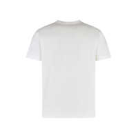 Tricouri Stone Island pentru Barbati - Tricouri Stone Island Stone Island Cotton Crew-Neck T-Shirt WHITE Barbati (BM 18660852) - B-mall.ro