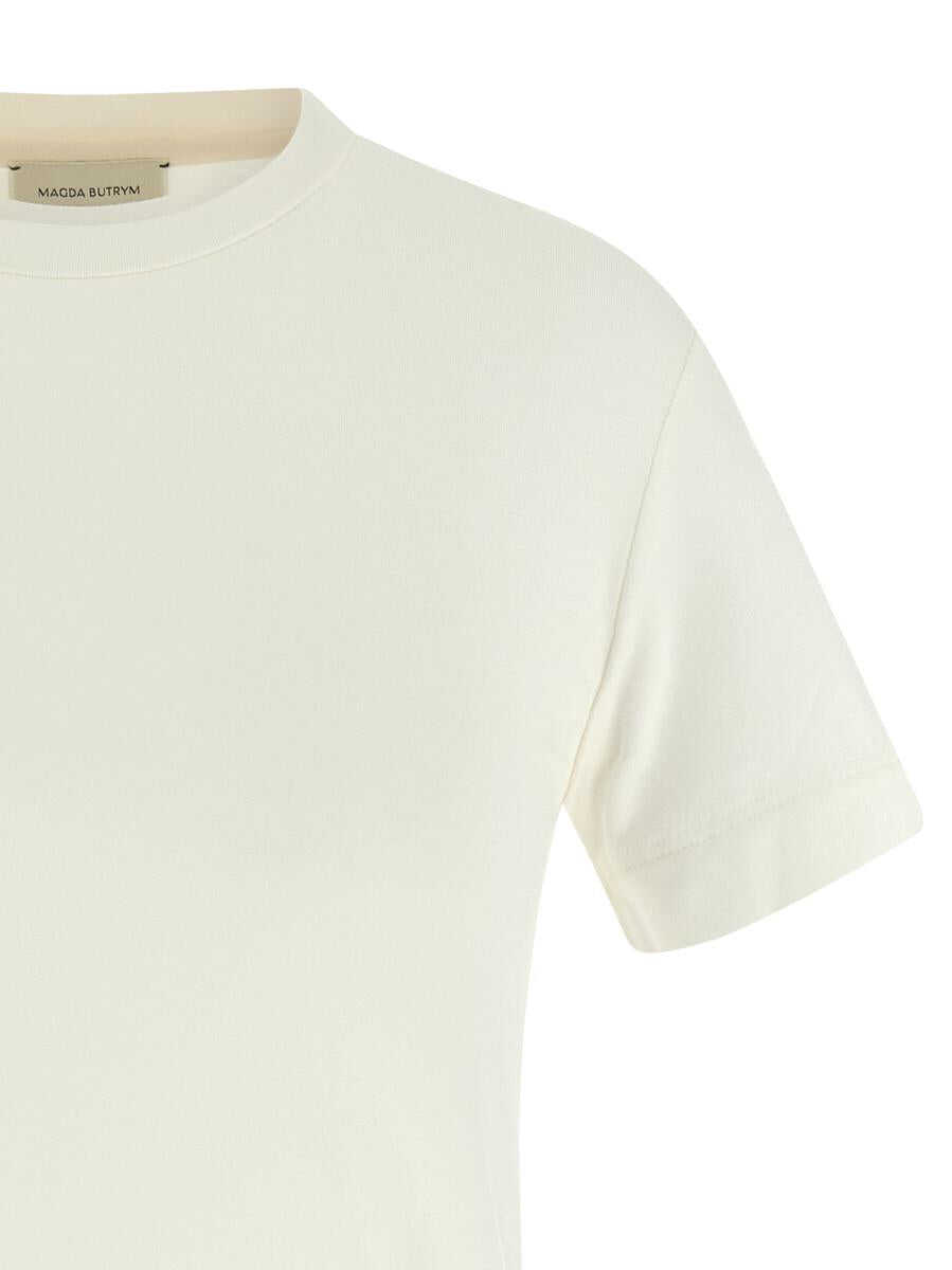 Topuri Magda Butrym Magda Butrym Pf 25 Tshirt O2 T-Shirt WHITE Femei (BM 18660864) 3