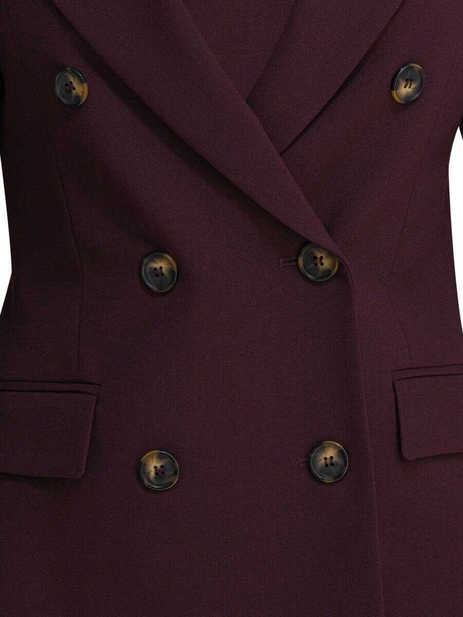 Geci Semper Semper Balzer Double-Breasted Red Femei (BM 18662346) 3