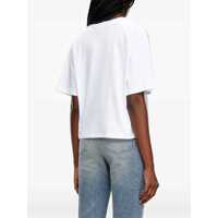 Tricouri Diesel Dama - Tricouri Diesel Diesel T-Shirt T-Buxt-Crop-Od WHITE Femei (BM 18664269) - B-mall.ro