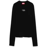 Tricouri 'Zacary' Black T-Shirt With Round Neck And Oval D Cut-Out On The Front In Tech Fabric Man Barbati