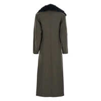 Imbracaminte Dama pagina 541 - Paltoane Blumarine Blumarine Coats BARK GREEN Femei (BM 18664557) - B-mall.ro